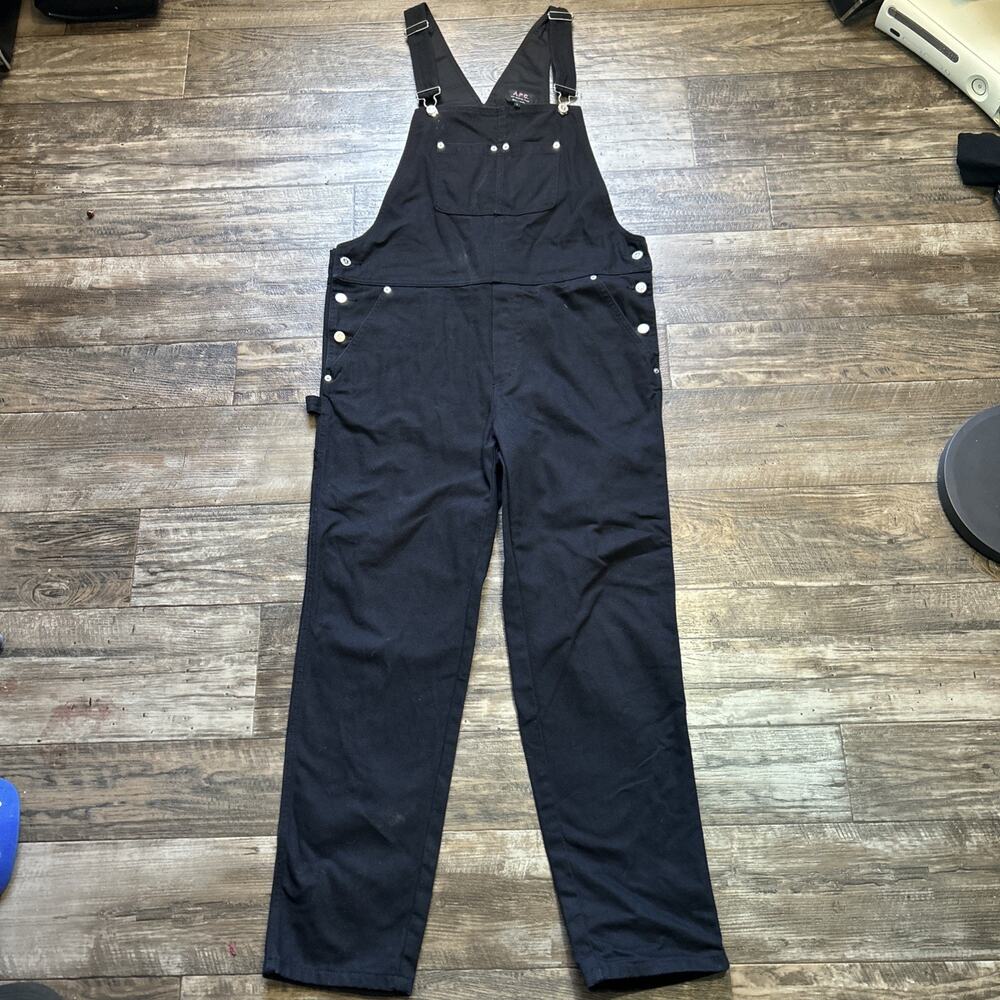 A.P.C. - South Denim Dungarees - Men - Black Size L